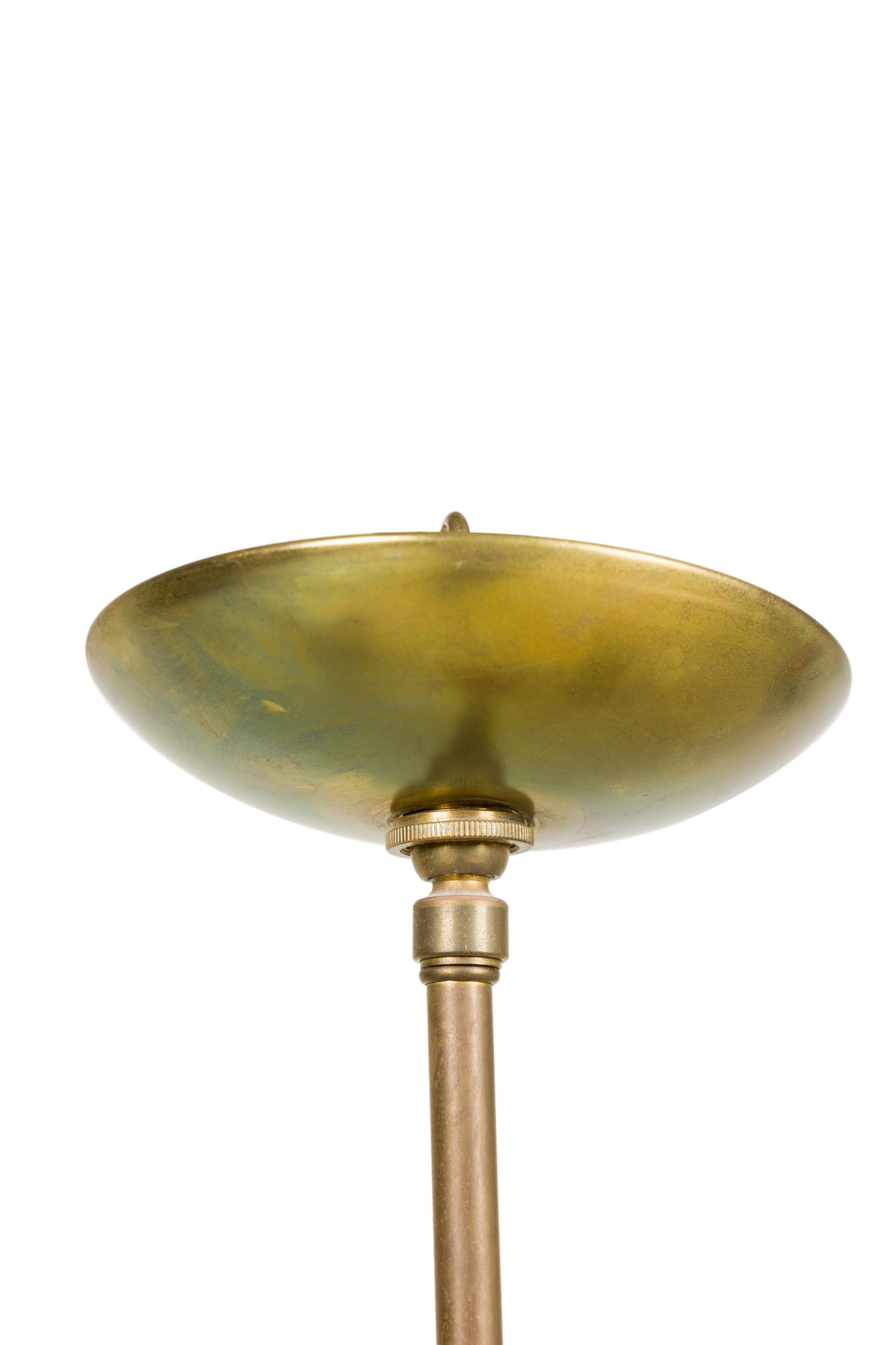Hand-Crafted Contemporary Cylinder chandelier with glass bubbles For Sale