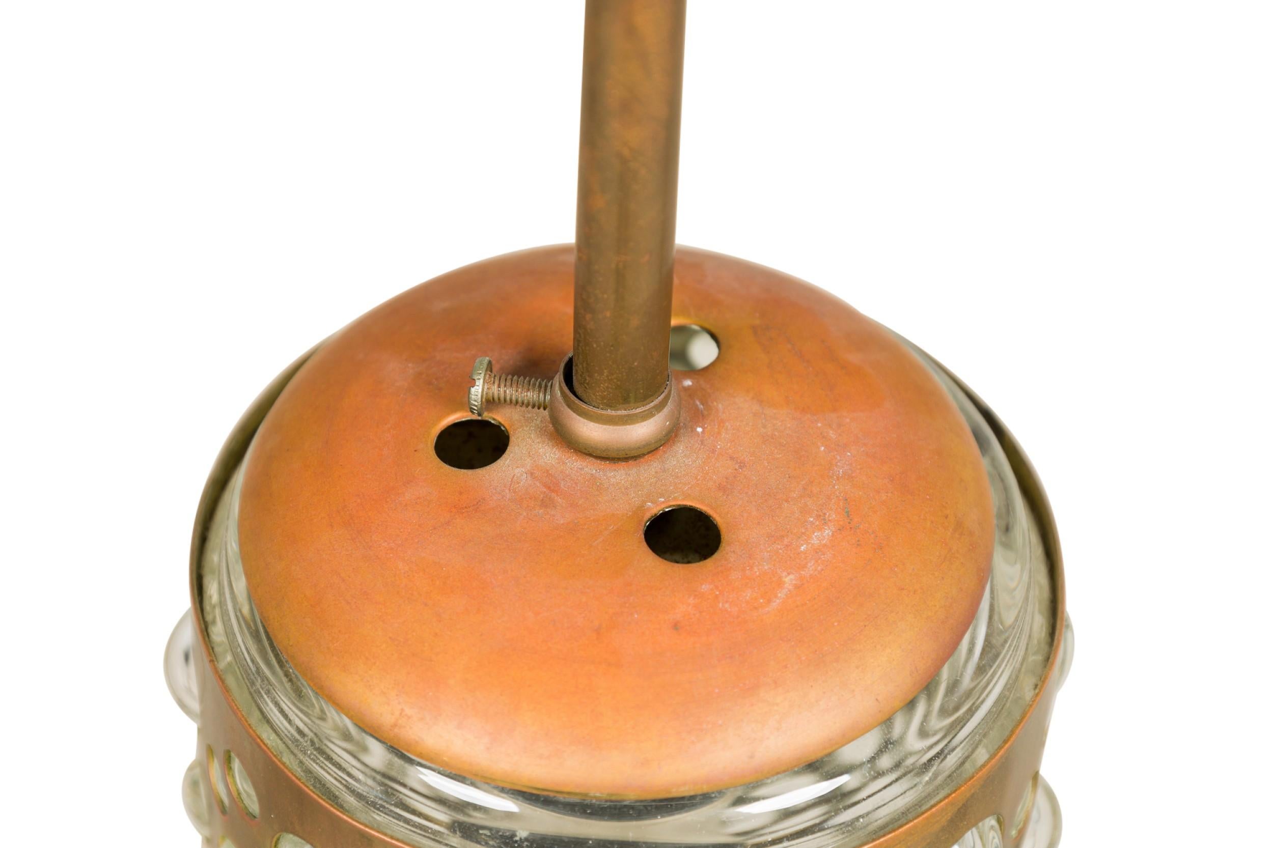 20th Century Contemporary Cylinder chandelier with glass bubbles For Sale