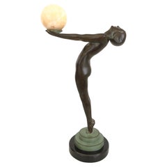 Contemporary Dancer Sculpture LUEUR with Ball Original Max Le Verrier