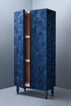 Contemporary Dark Blue Pigmented Closet, Blend Closet by Ward Wijnant