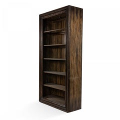 Contemporary Dark Brown Wooden Bookcases