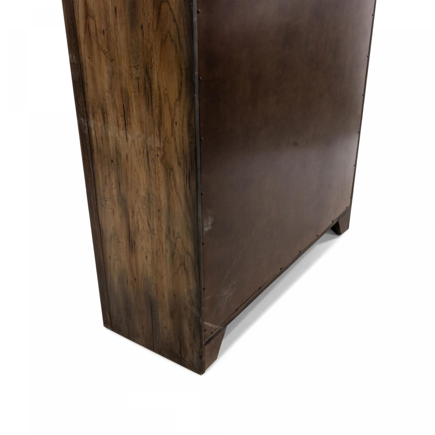 Librerías contemporáneas de madera marrón oscuro Tallado en venta