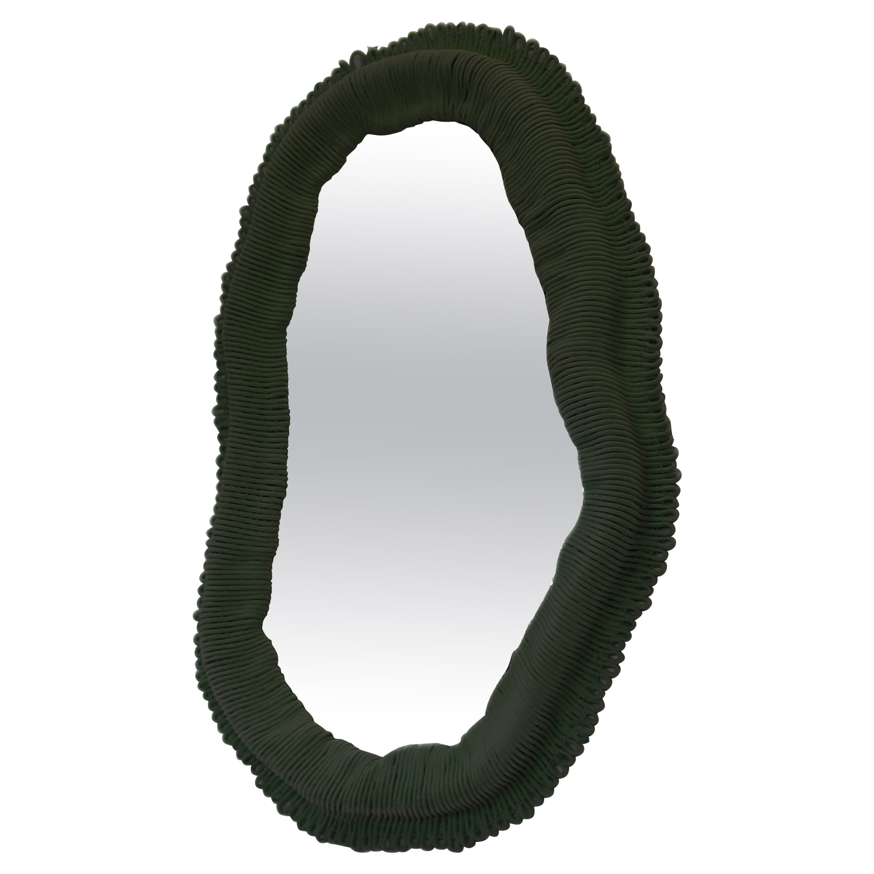 Miroir contemporain gris foncé (personnalisable) Cynarina by Sarah Roseman