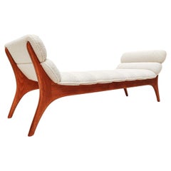 Contemporary Daybed, Holz und Stoff, Italien