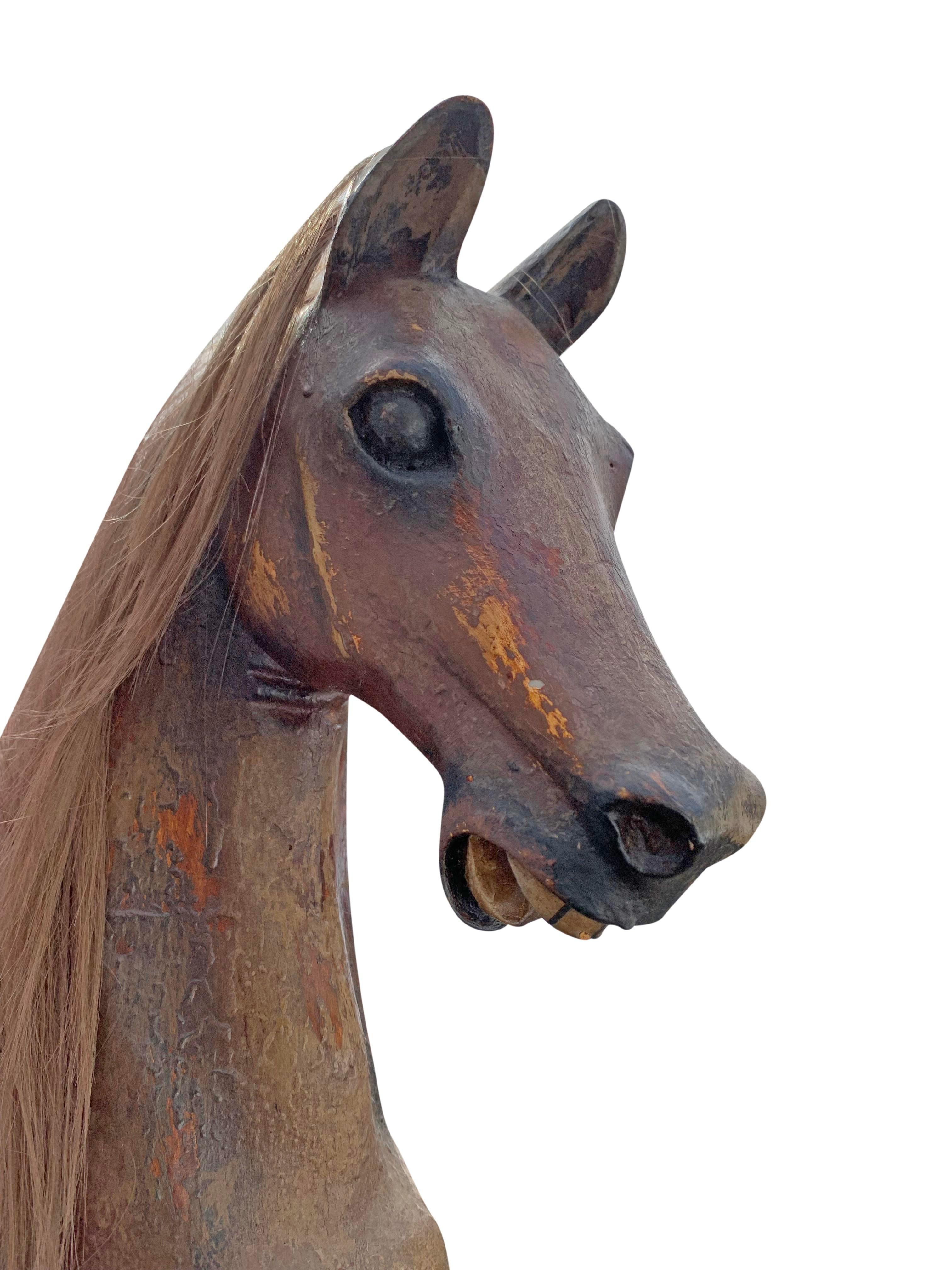 Contemporary Decorative Large Horse Rocker 6