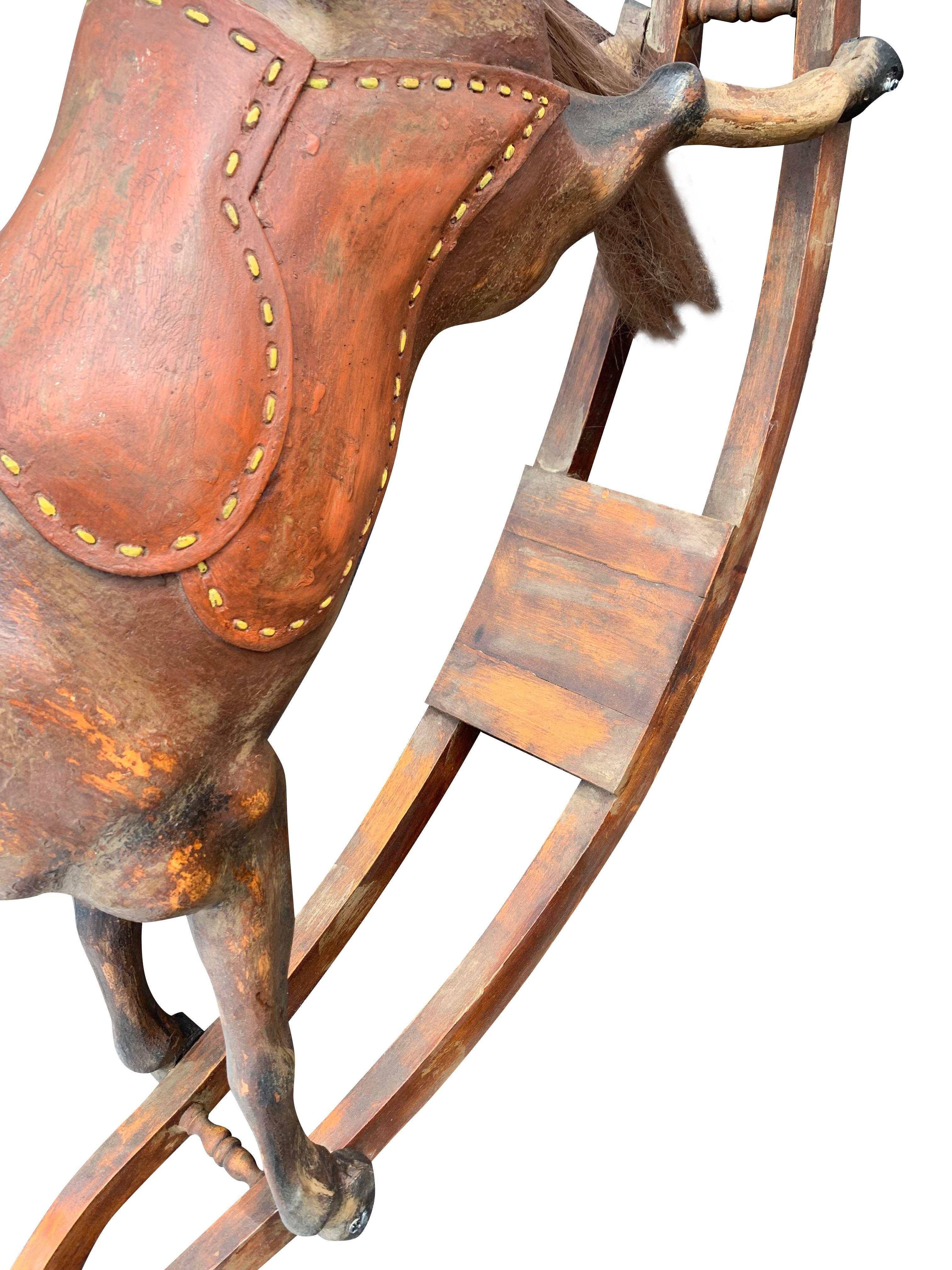 Contemporary Decorative Large Horse Rocker 3