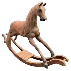 Contemporary Decorative Large Horse Rocker