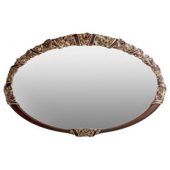 Contemporary Delano Ash Solid Wood Mirror