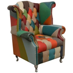 Contemporary Delta's Caleb Color Chesterfield Chair