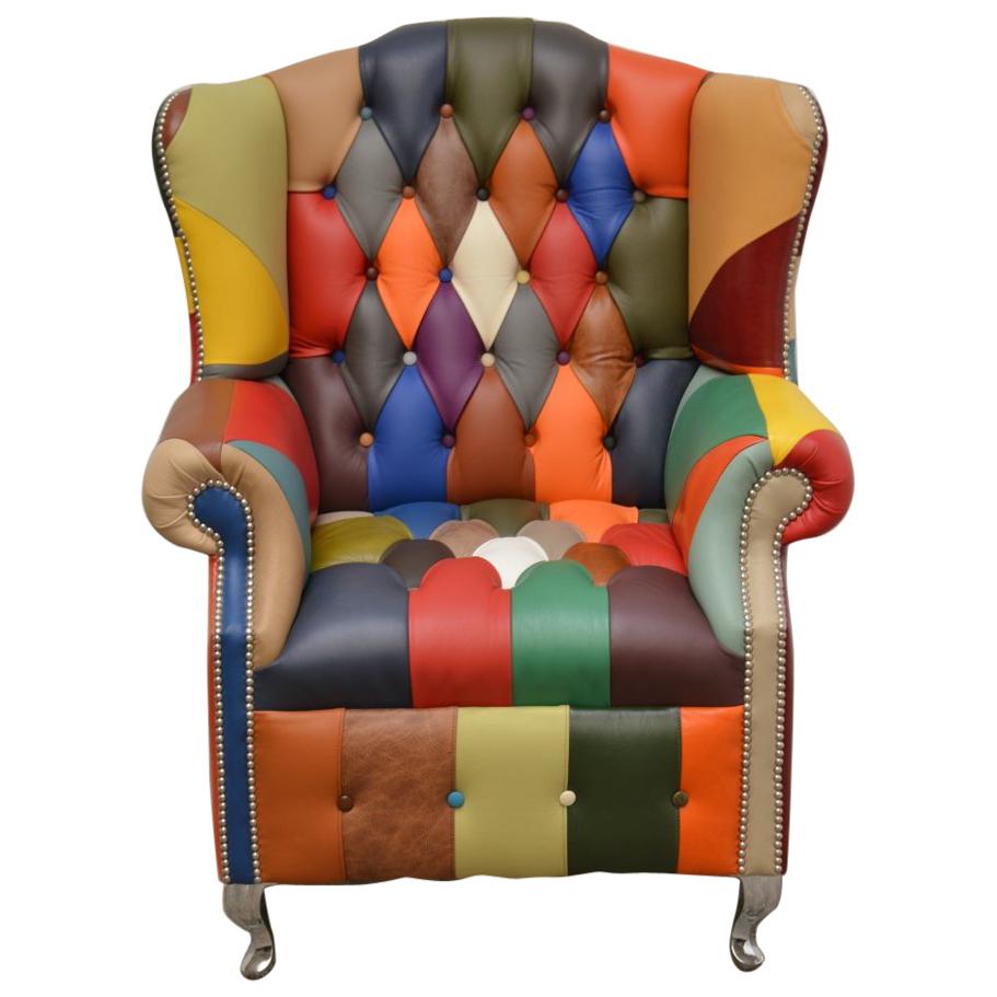 Contemporary Delta's Eleanor Color Chesterfield Chair For Sale