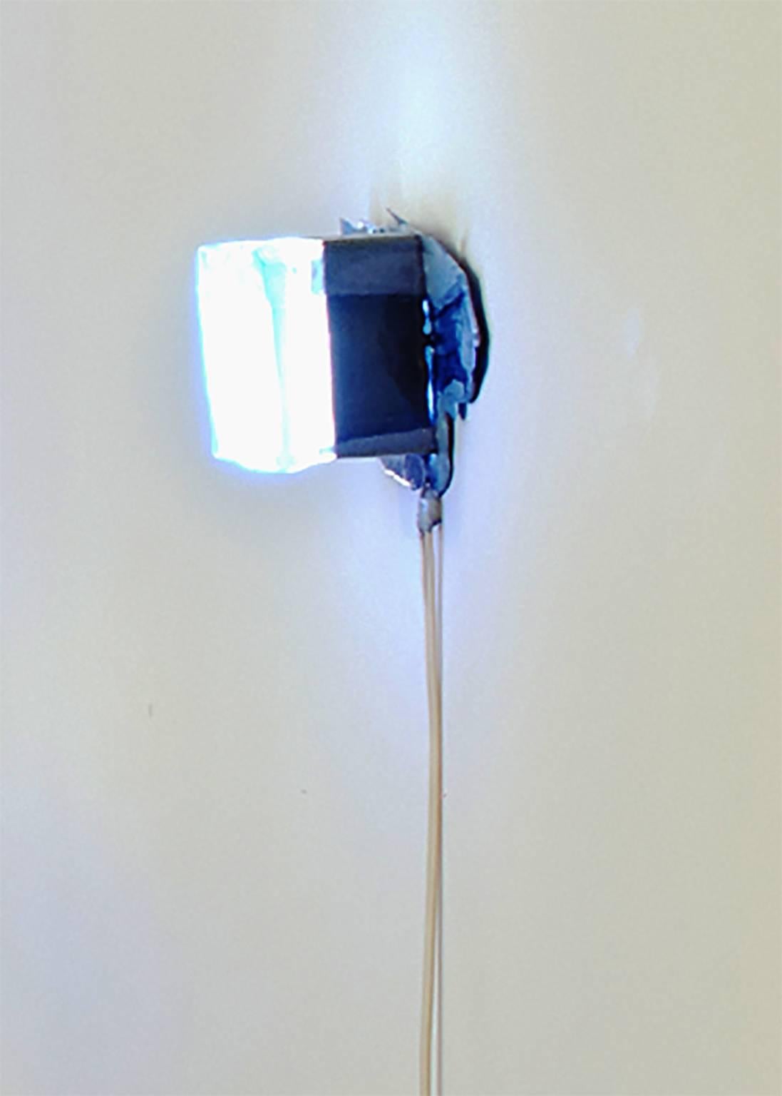 Contemporary Design Light, Hanging Wall Lamp in Epoxy Resin, Led Bulbs In New Condition For Sale In Milan, Lombardy