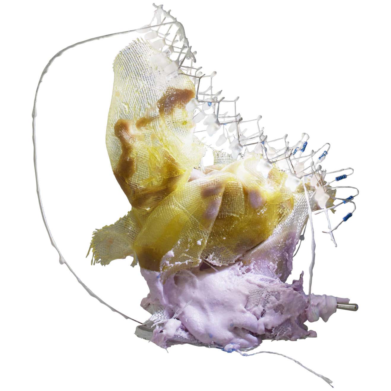 Contemporary Design Light, Table Lamp in Epoxy Resin, Fiberglass, Led ...