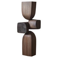 Contemporary Design Sculpture Lull No49 – NONO’s Wooden Totem for Artistic Space