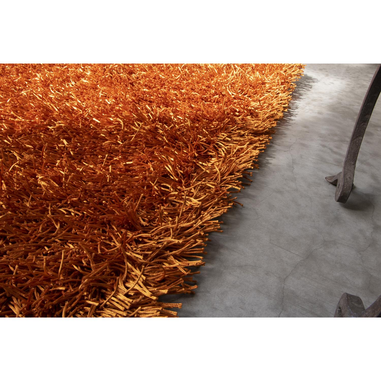 Modern Seasonal Style Spring Orange Rug by Deanna Comellini In Stock 170x240 cm For Sale