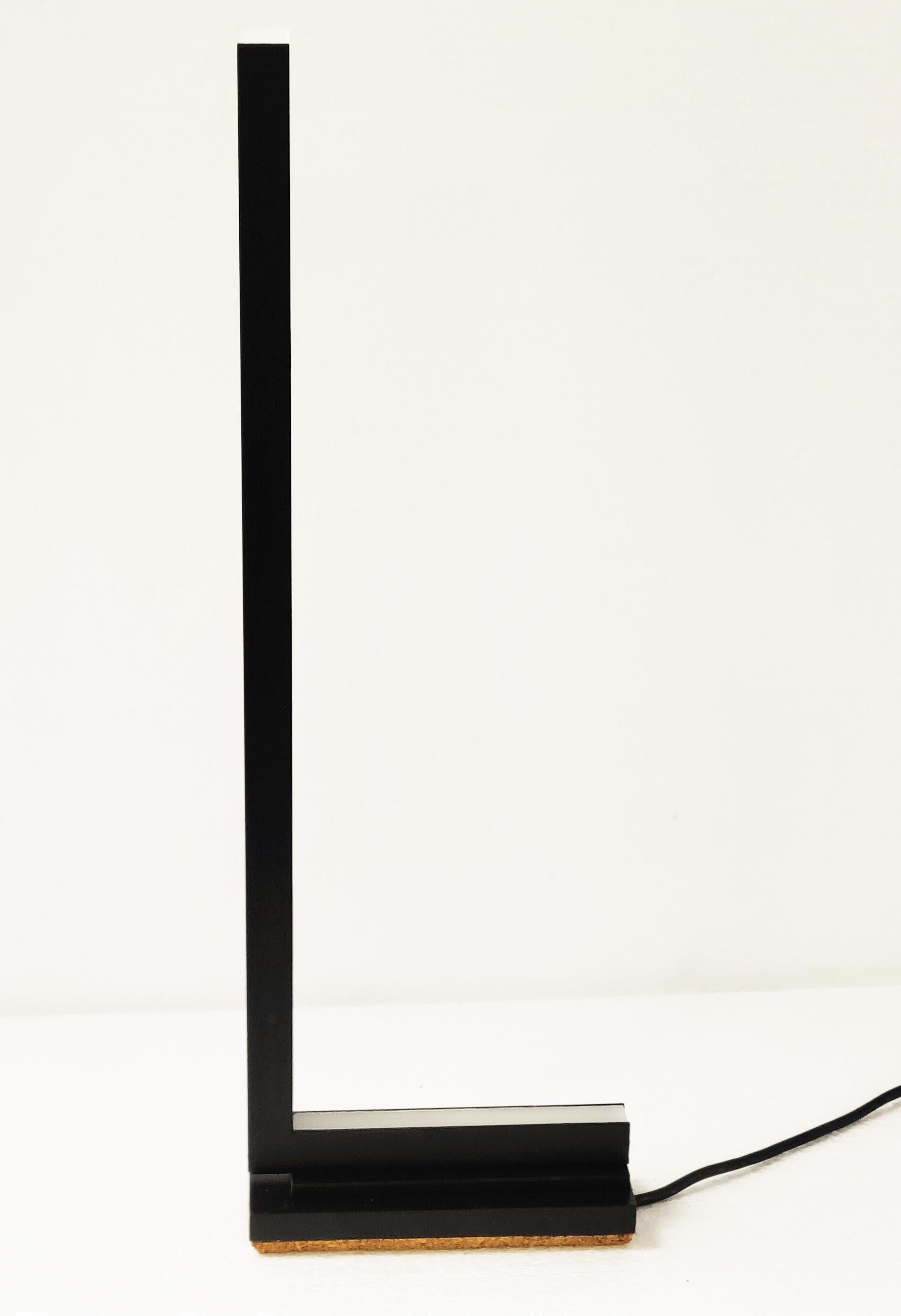 Aluminum Contemporary Design Table Lamp Minimalist Italian Style - Unique Hand Made  For Sale