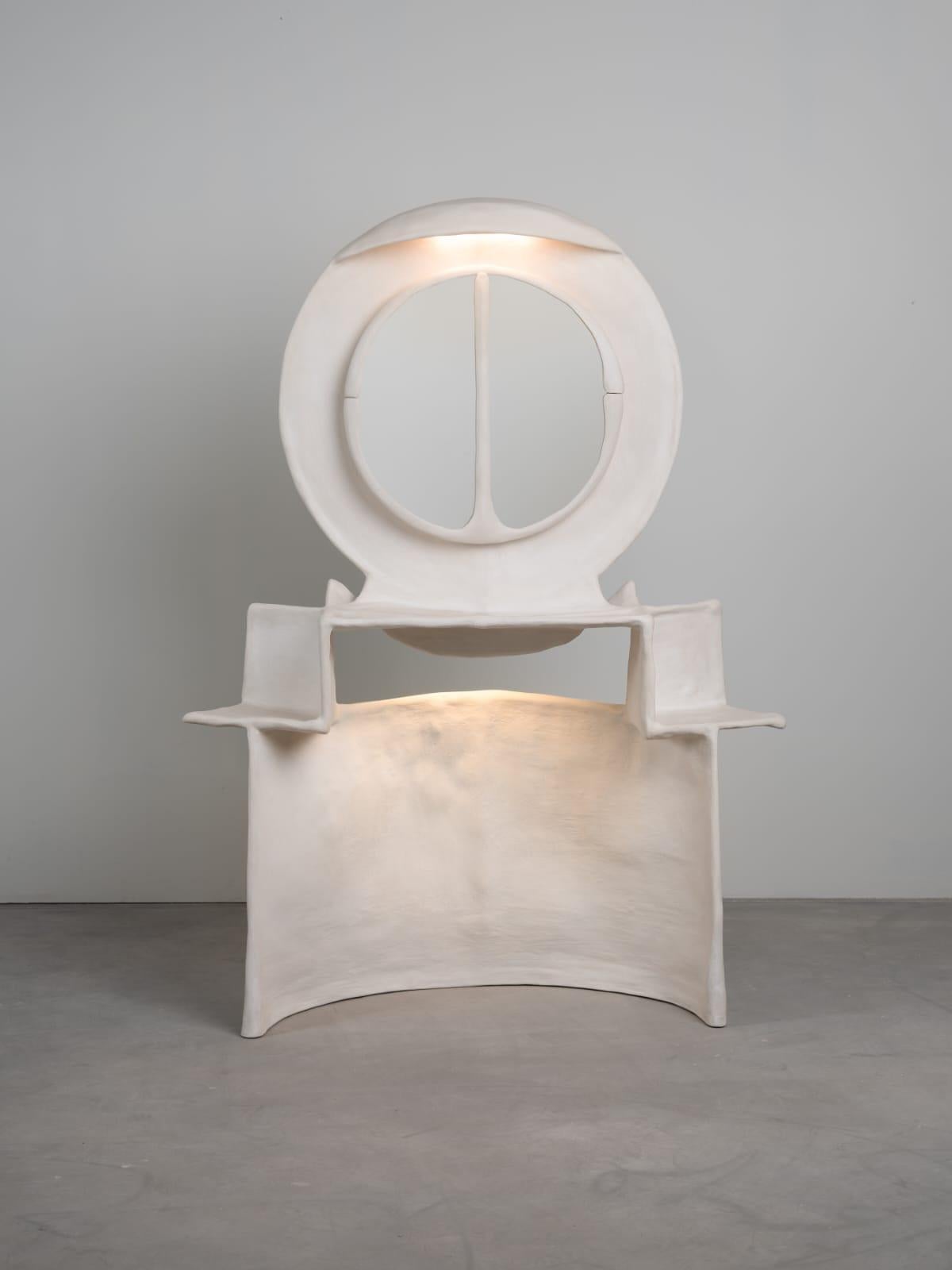 Esculturas curvas con textura de diseño contemporáneo Coiffeuse de Jordan van der Ven Lacado en venta