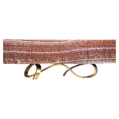 Ribbon Mahogany Sideboard by Paul Frankl at 1stDibs