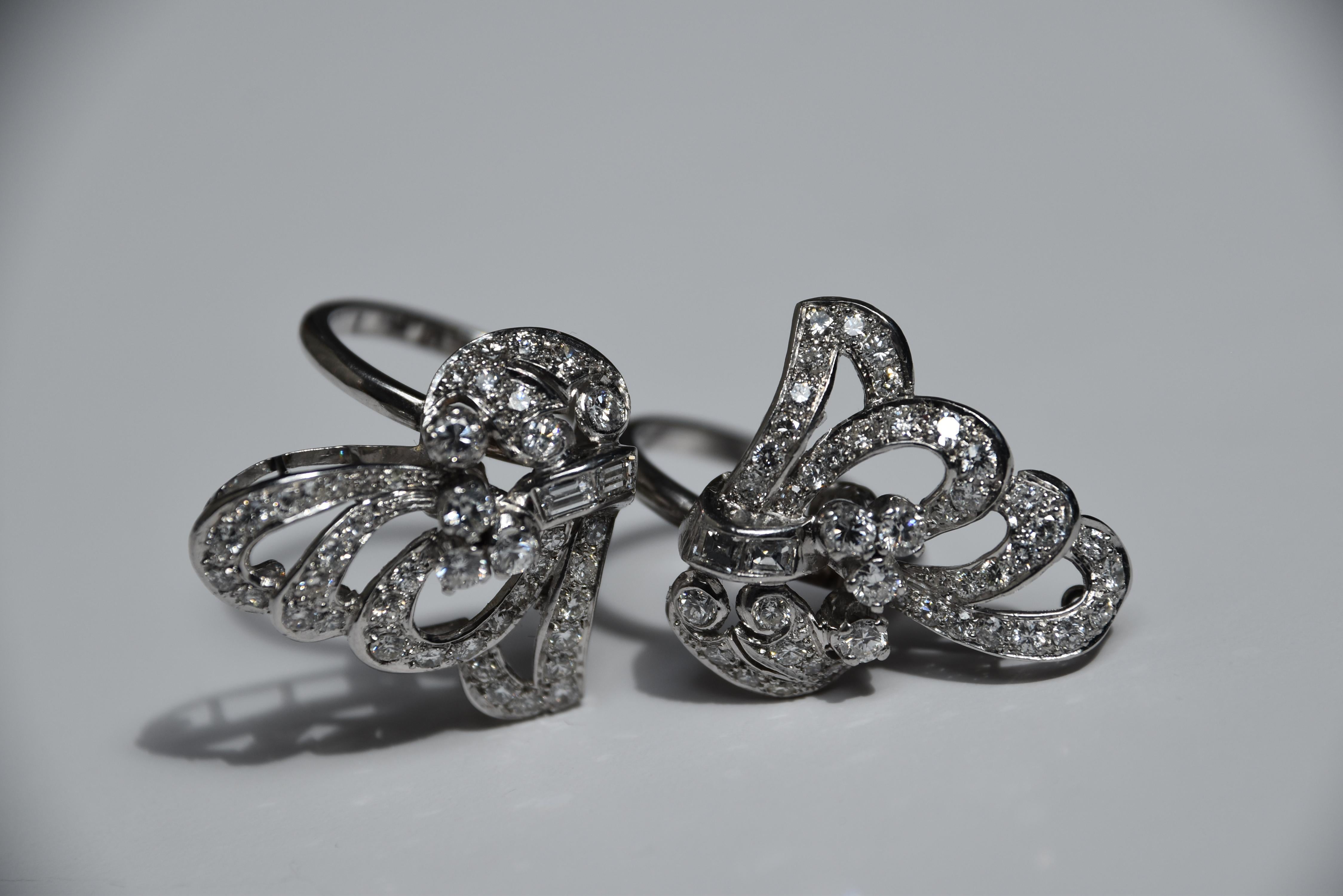 da uomo o donna Anello a farfalla con diamante in stile contemporaneo in vendita