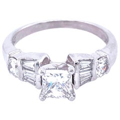 Contemporary Diamond Engagement Ring