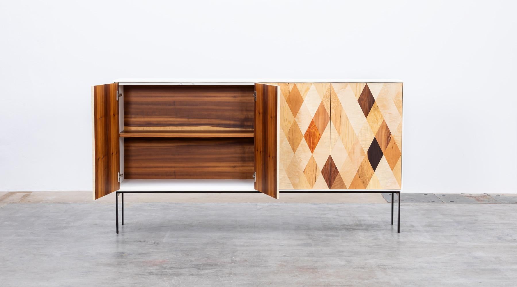 German Contemporary Diamond Pattern Sideboard by Johannes Hock 'H' For Sale