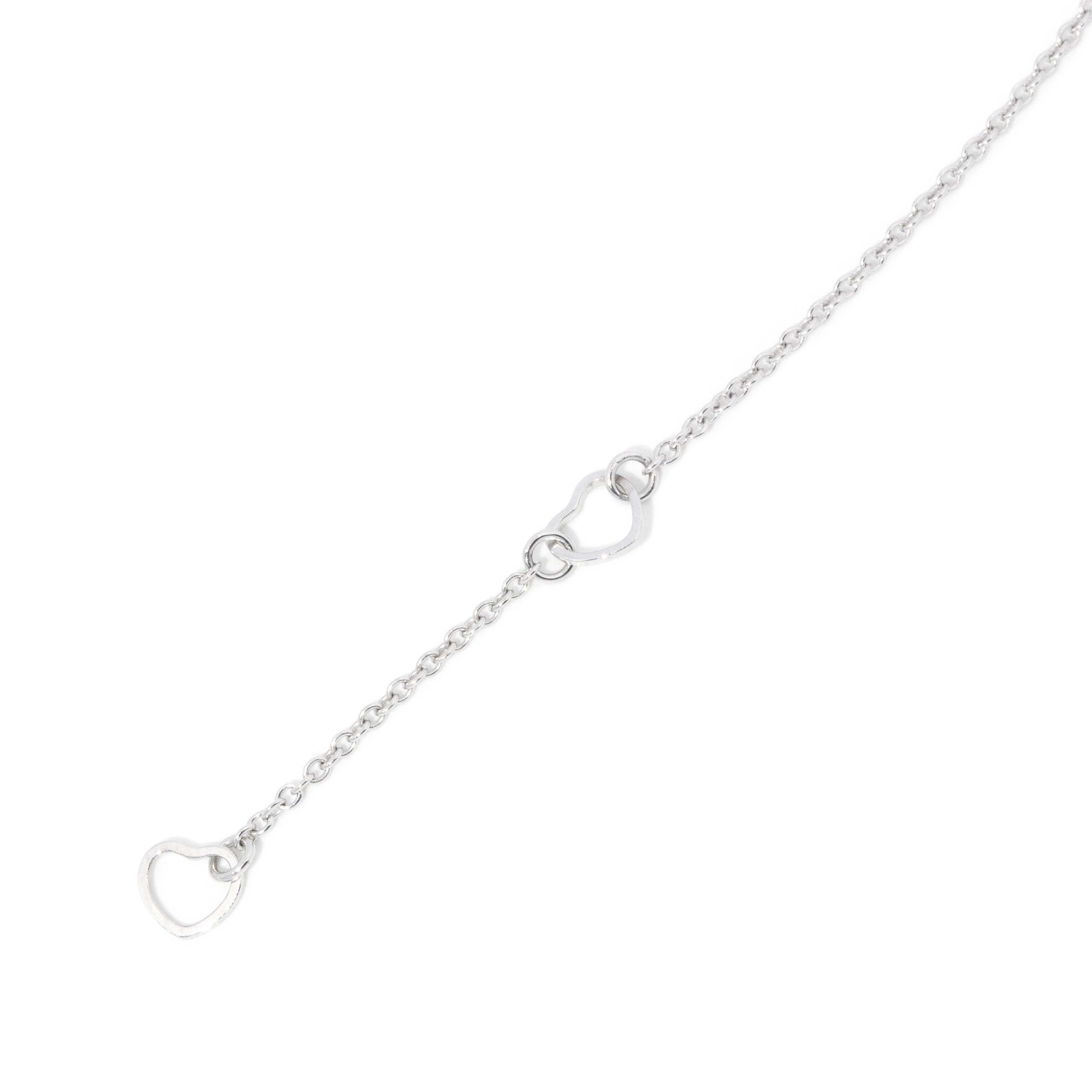 Collier diadème contemporain en or blanc 18 carats avec diamants en vente 1