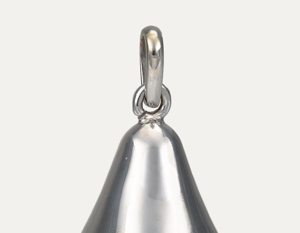 Contemporaneo Collana contemporanea con diamanti in oro bianco in vendita