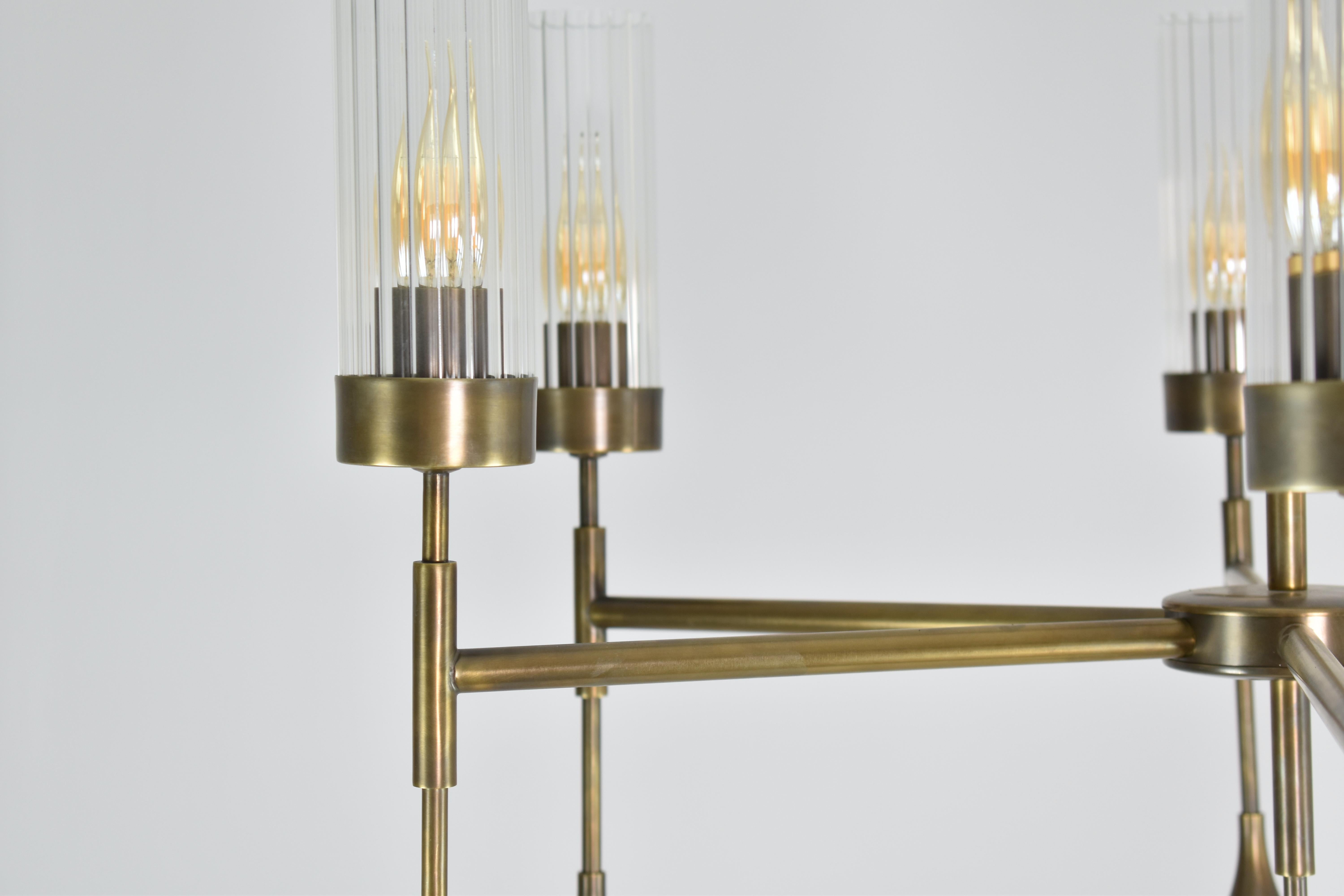 Contemporary Dina 6 Light Chandelier by JAS For Sale 2