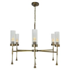 Contemporary Dina 6 Light Chandelier by JAS