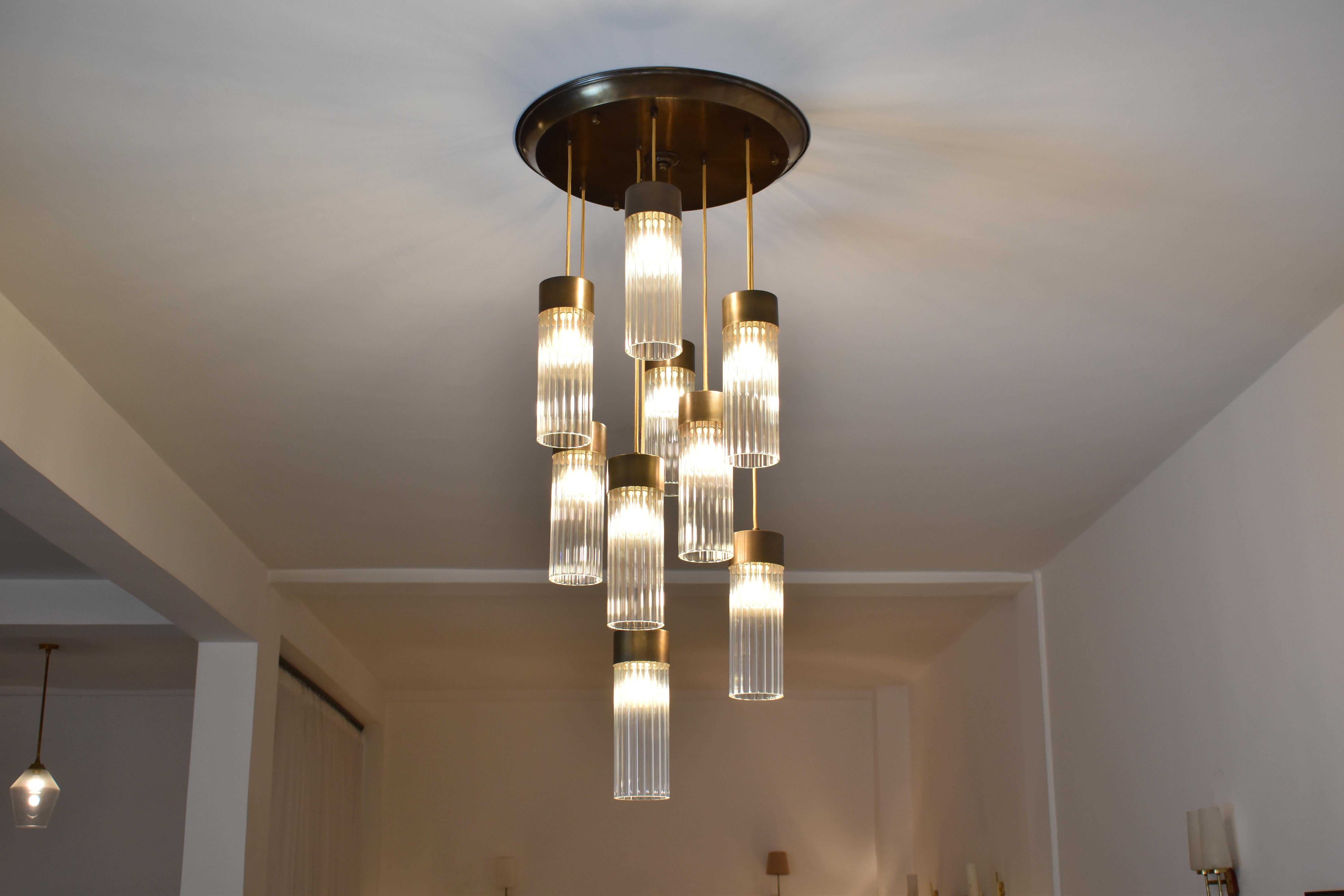 Contemporary Dina 9 Light Pendant by JAS For Sale 8