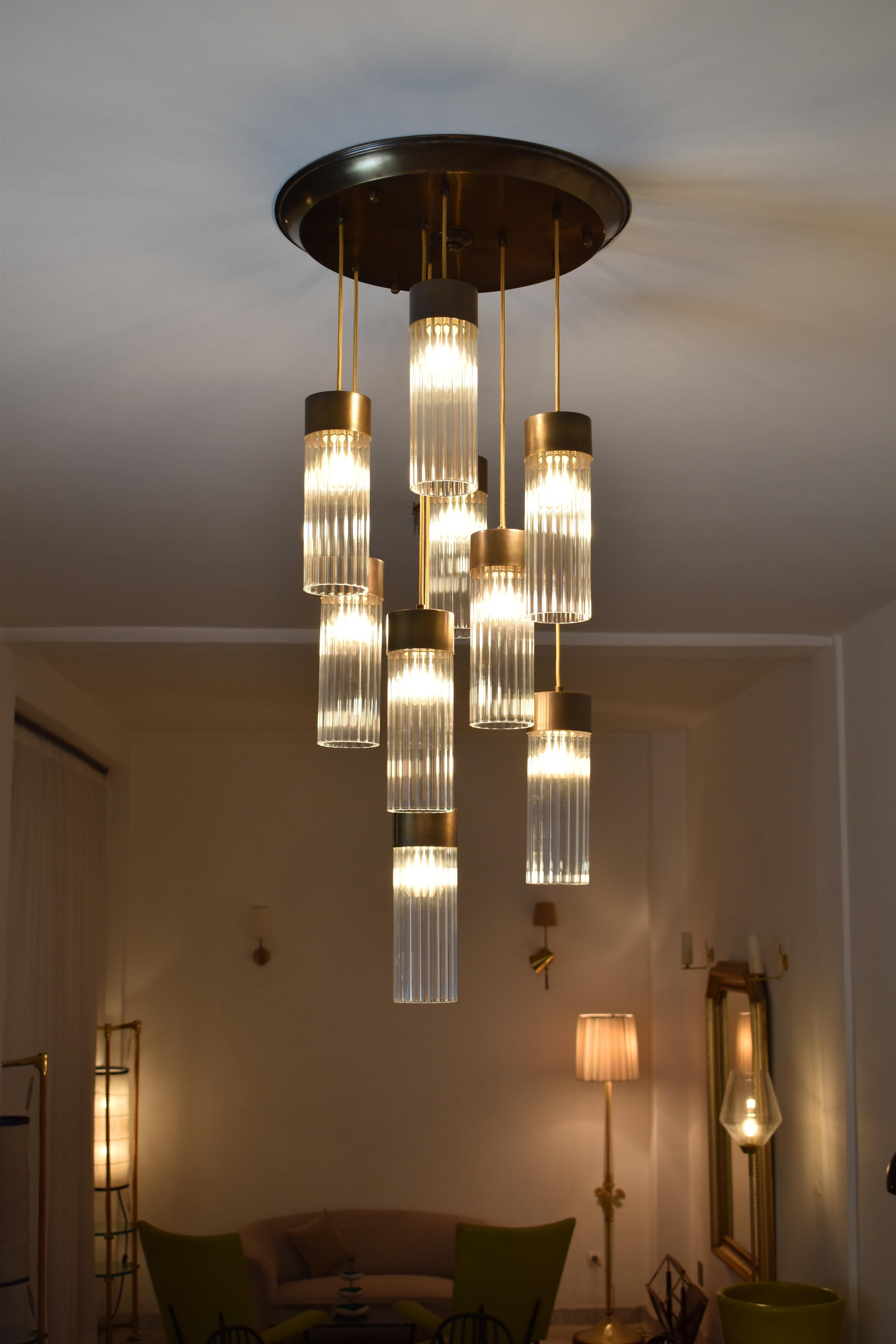 Contemporary Dina 9 Light Pendant by JAS For Sale 3