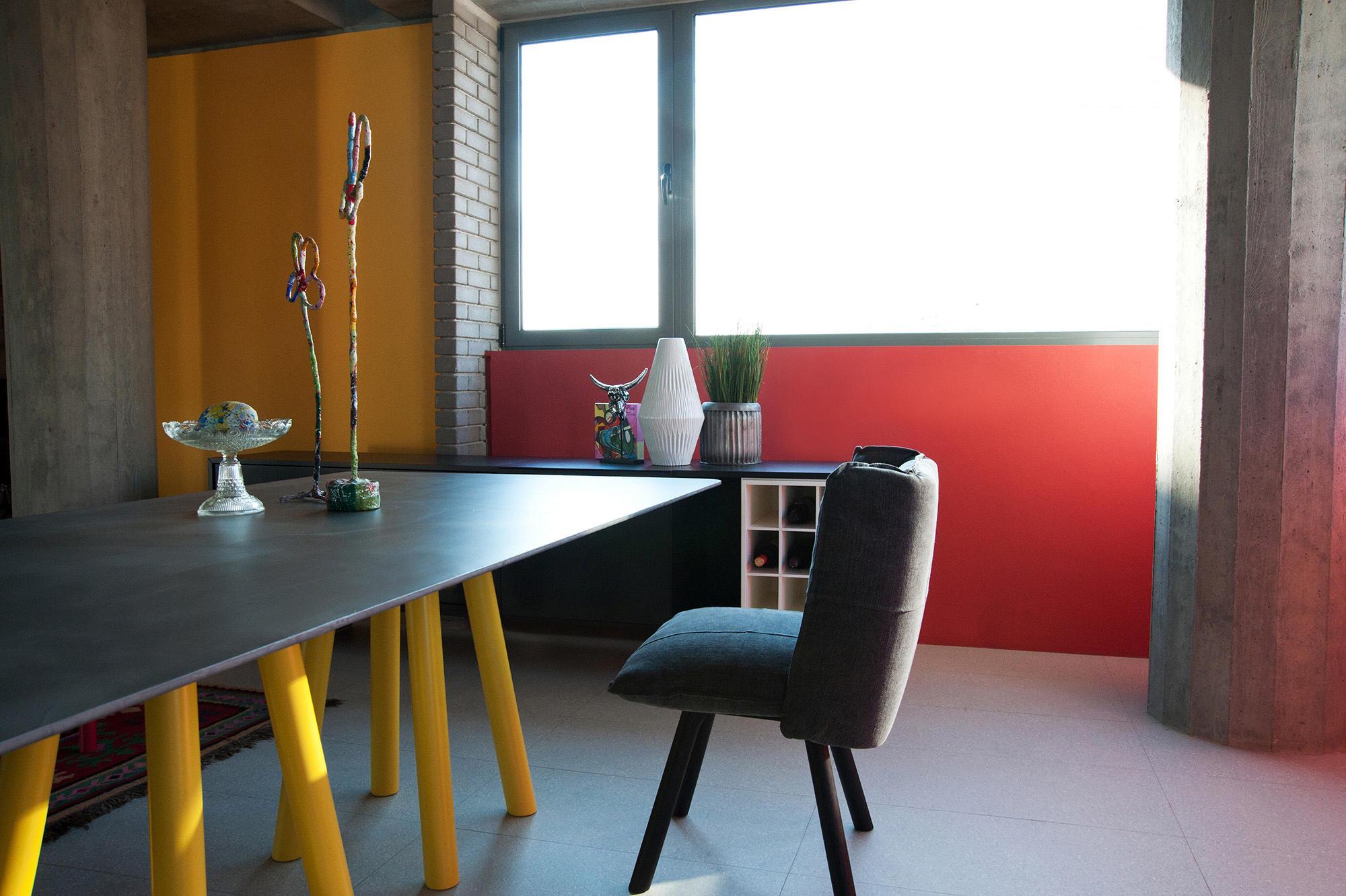 Comedor contemporáneo  Silla, Roble Negro / Terciopelo Ladrillo Europeo en venta