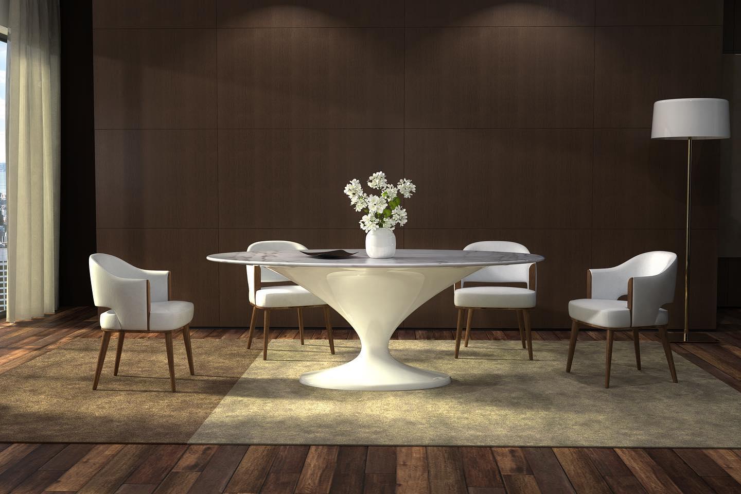 Contemporary Dining Chair, Eiche schwarz/wasserabweisender Samt im Zustand „Neu“ im Angebot in NEW YORK, NY