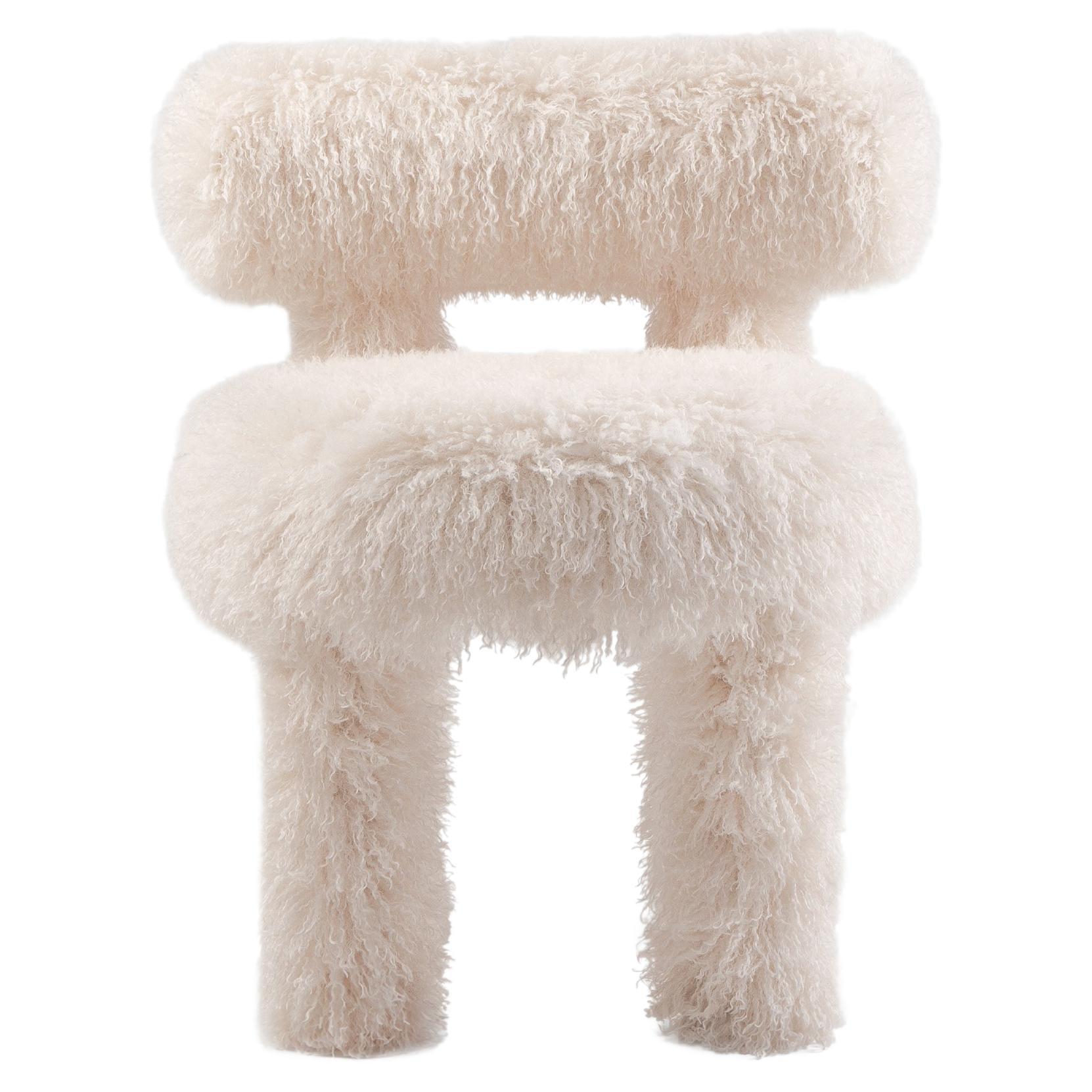 Chaise de salle à manger contemporaine 'Fluffy' par NoOM, Gropius CS1