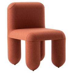 Contemporary Dining Chair 'Hello' by Denys Sokolov x Noom, Orange
