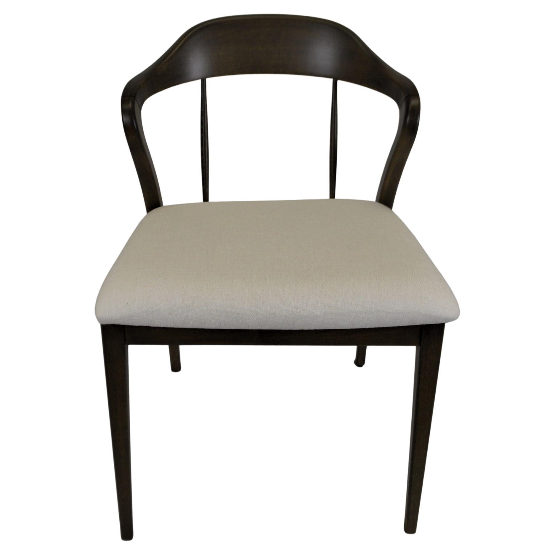 Contemporary Dining Chair Made in Italy for Custom Finish