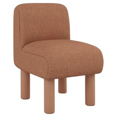 Contemporary Dining Chair Offered in Faux Mohair