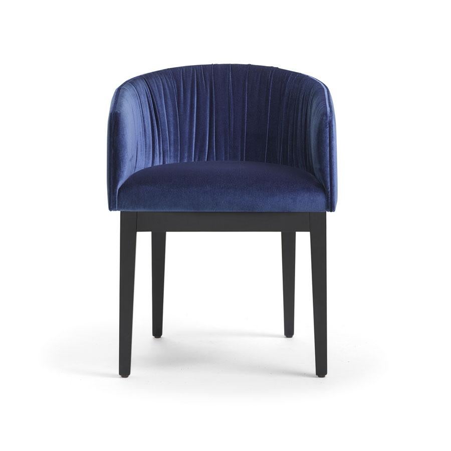 Italian Contemporary Dining Chair Offered in Velvet For Sale
