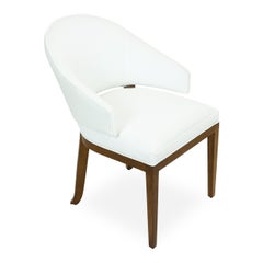 Contemporary Dining Chair with Bucket Back, Built to Order