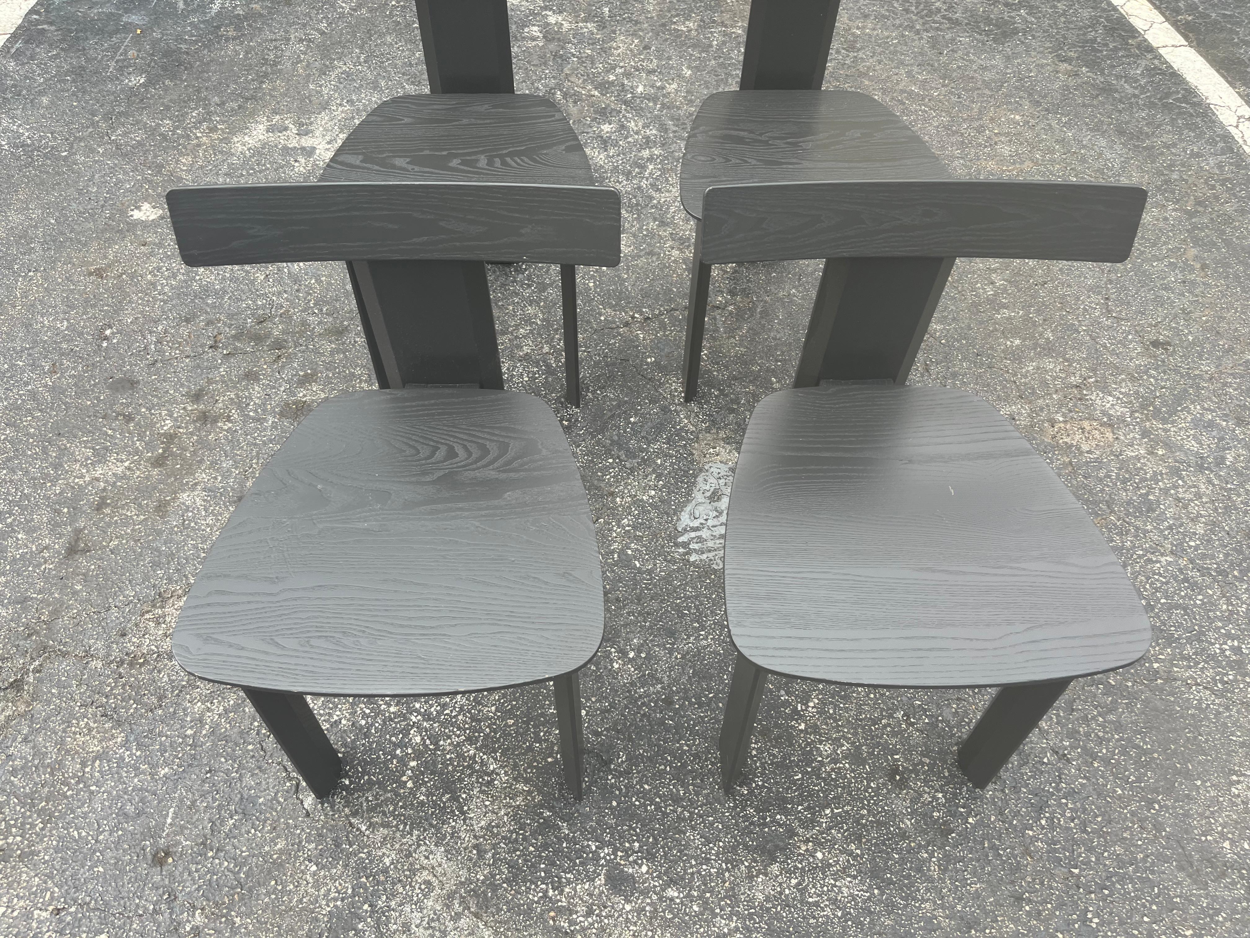 Ash Contemporary Dining Chairs MARK by Sebastian Herkner for Linteloo For Sale