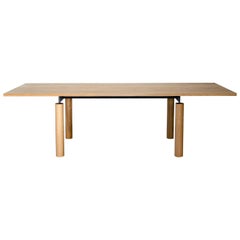 Tavolo da pranzo contemporaneo "Overpass" in White Oak di Casey Lurie