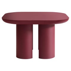 Contemporary Dining, Living Room Table Frattinifrilli for Medulum Wood Lacquered