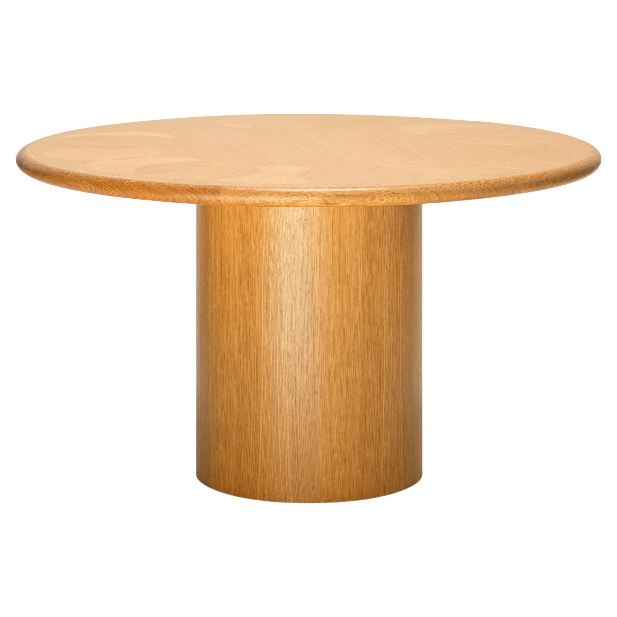 Contemporary Dining, Living Room Table NaessiStudio for Medulum Oak Wood 