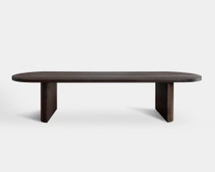 Contemporary Dining Room Table 'Evoke', 240, Smoked Oak, Rounded