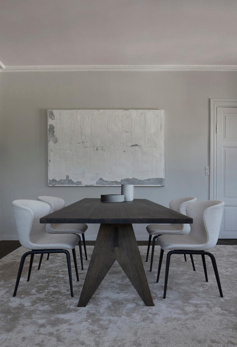 Table de salle à manger contemporainePOSE, 250 cm, chêne fumé + autres tailles en vente 3