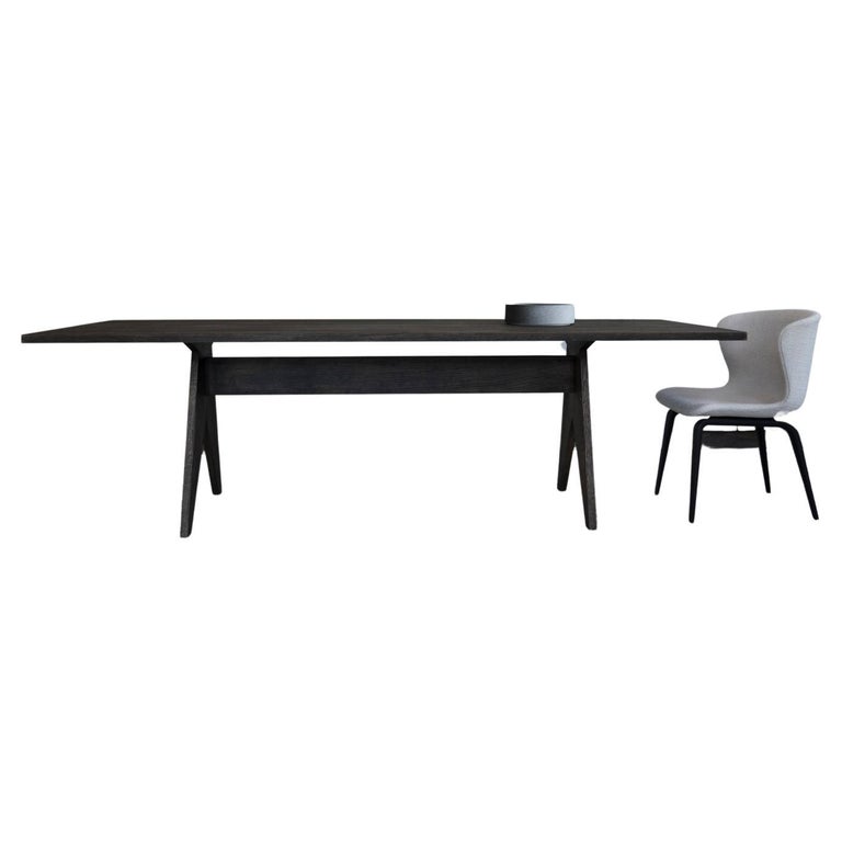 Contemporary Dining Room Table 'POSE', 300, Black Oak + More Sizes For ...