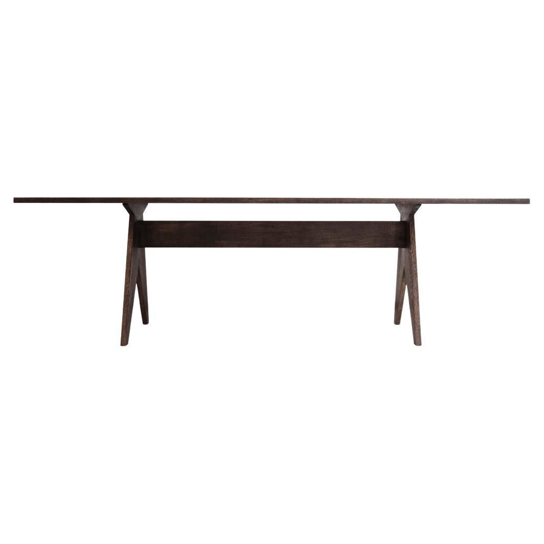 Contemporary Dining Room Table 'POSE', 300, Smoked oak + More Sizes