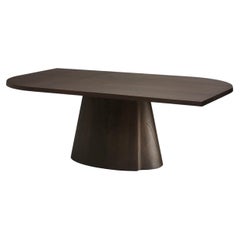Contemporary Dining Table 'Alter' by LINTELOO, 220-130, Dark Ebony Oak