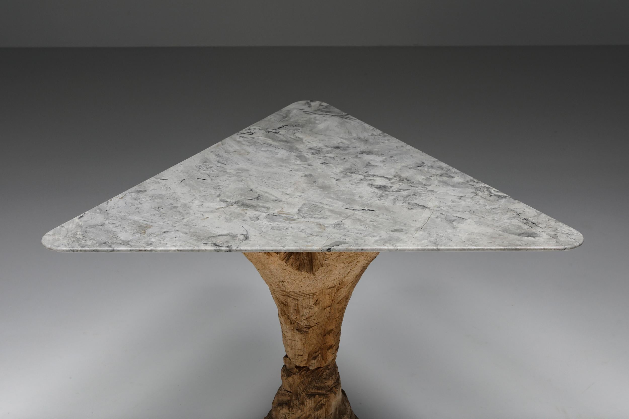 Contemporary Side Table by Lionel Jadot 'Little Bear Grinder' Belgian Design For Sale 1