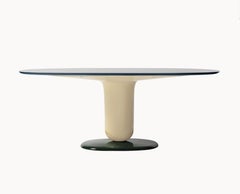 Contemporary Dining Table 'Explorer' by Jaime Hayon, 190 cm, Ivory, Top Fenix