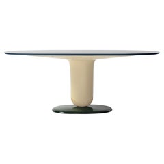 Contemporary Dining Table 'Explorer' by Jaime Hayon, 190 cm, Ivory, Top Fenix 